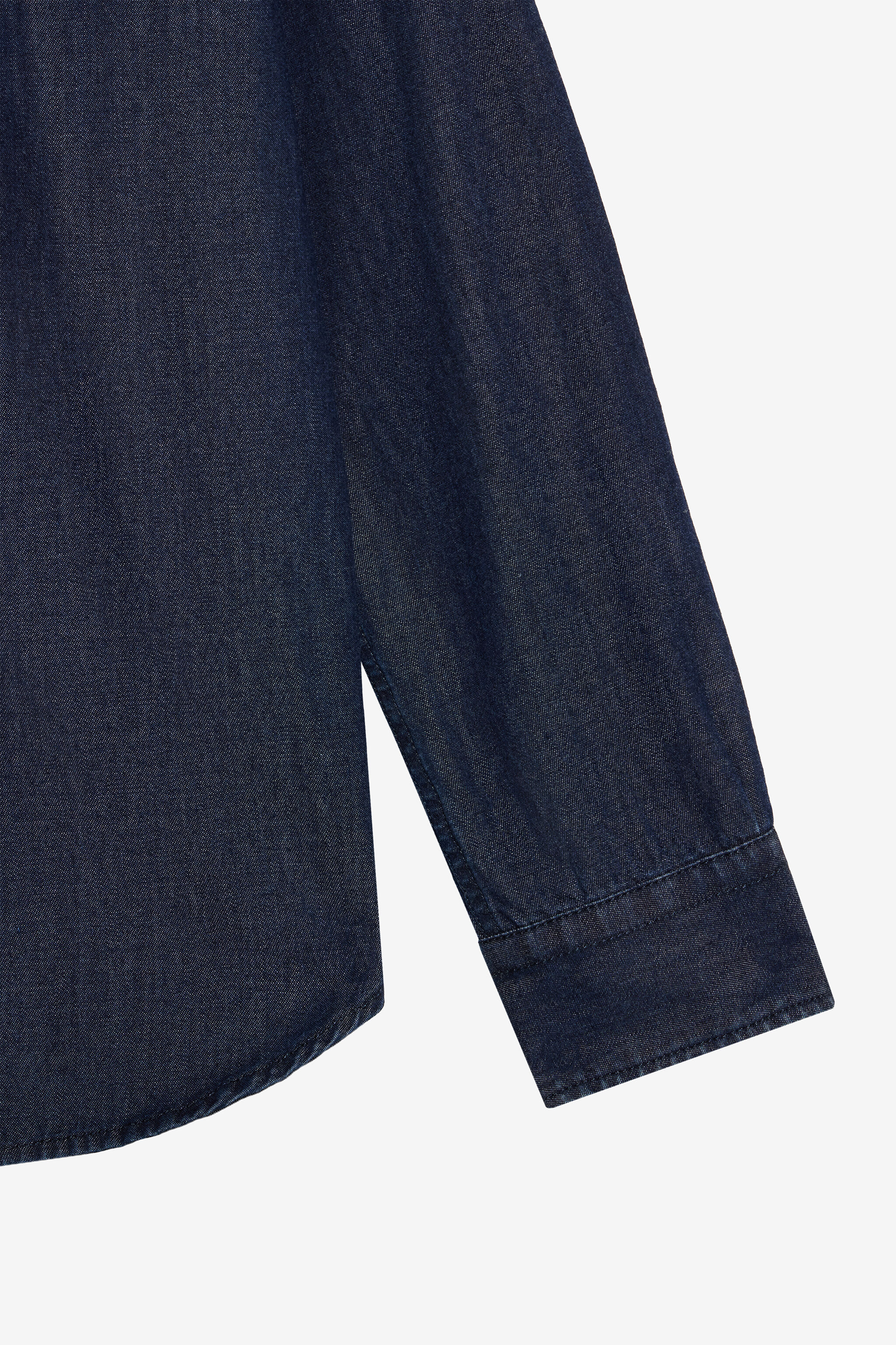 JU Blue Denim Shirt With Monogram RC Patch JU Blue Denim Shirt With Monogram RC Patch MEDIUM BLUE VJJ70A-DL013