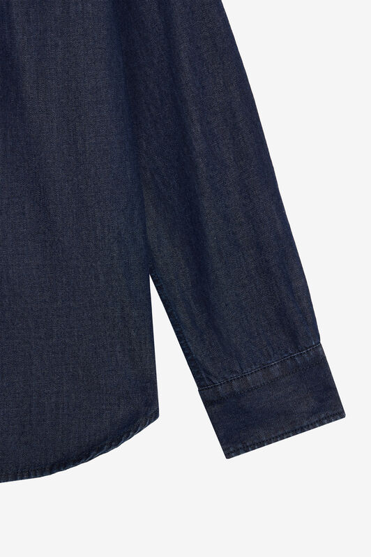 JU Blue Denim Shirt With Monogram RC Patch JU Blue Denim Shirt With Monogram RC Patch MEDIUM BLUE VJJ70A-DL013