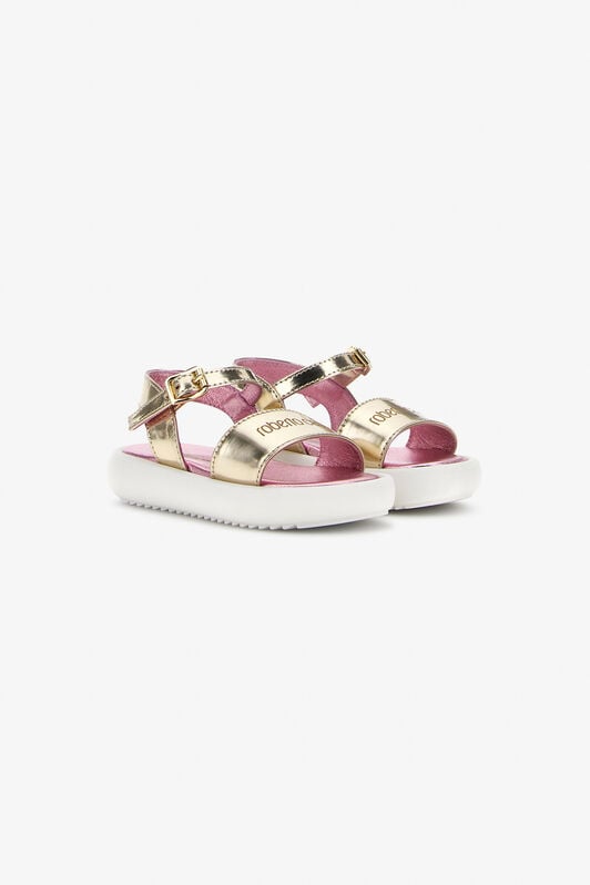 JU Sandali con logo RC JU Sandali con logo RC PLATINUM/PINK SJS00A-AB076