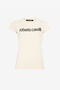 RC Logo-Embroidered T-Shirt Ivory RKT60B-JD061