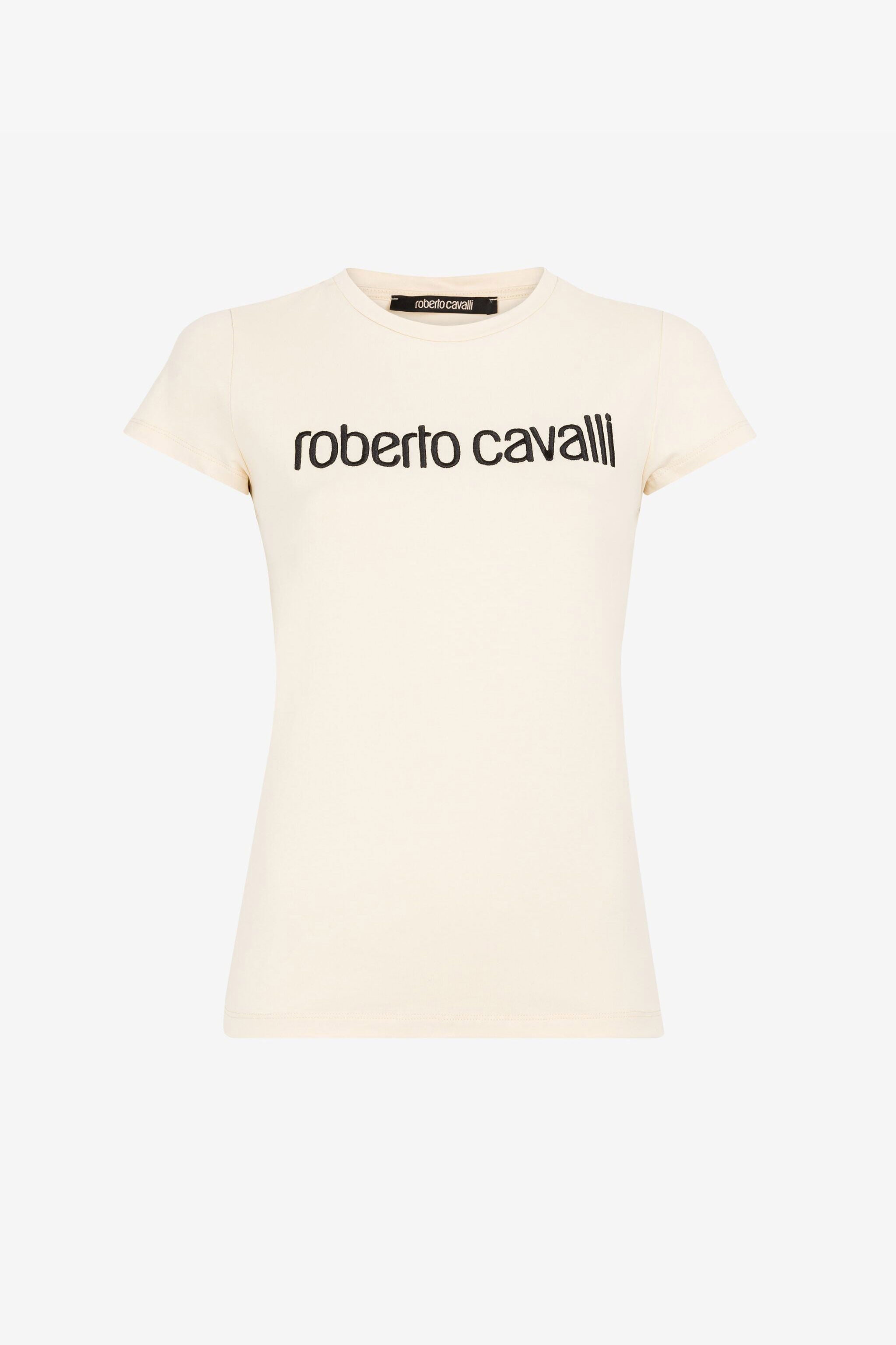 RC Logo-Embroidered T-Shirt RC Logo-Embroidered T-Shirt Ivory RKT60B-JD061