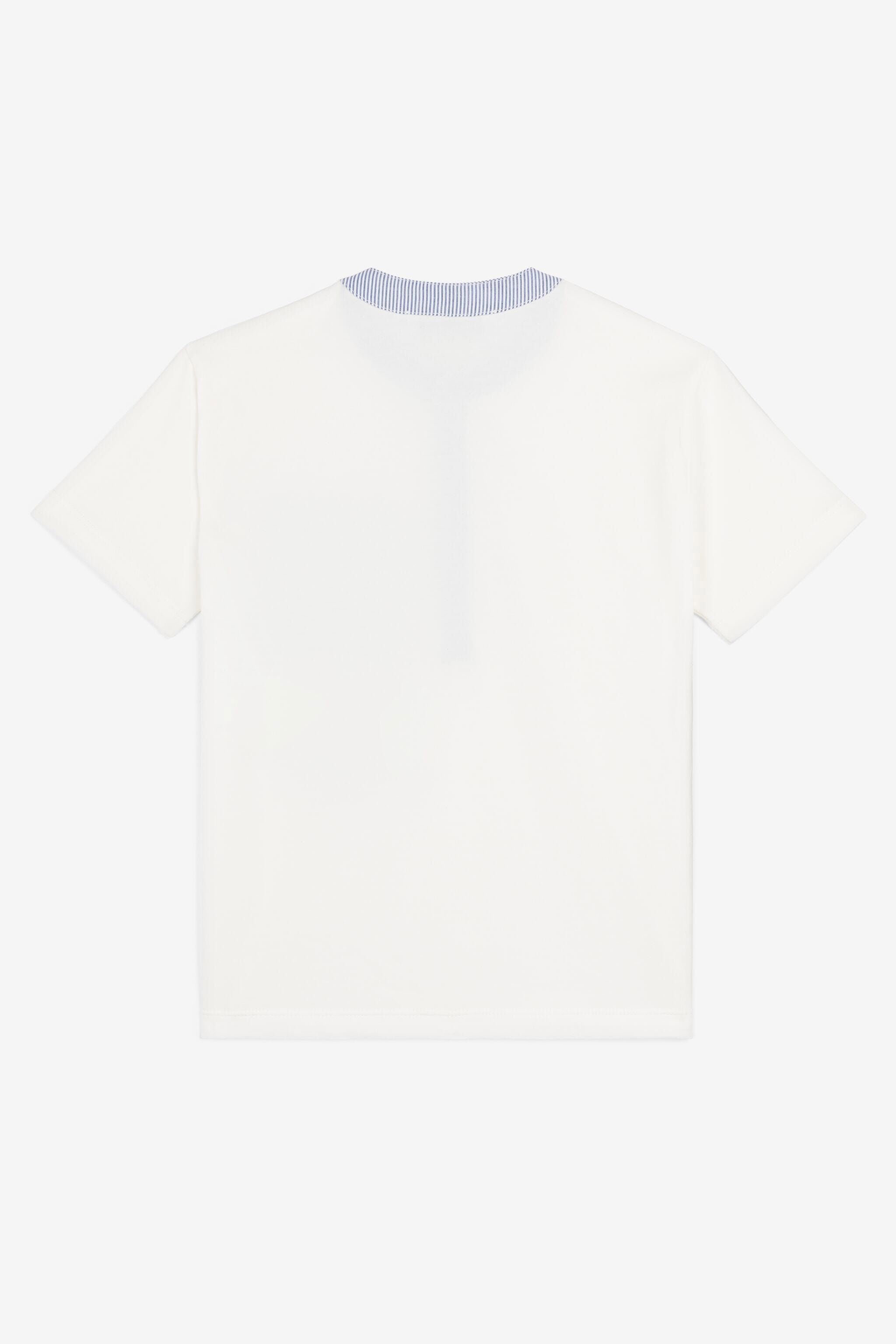 JU Logo-Embroidered Top JU Logo-Embroidered Top White OJT678-ISA2J