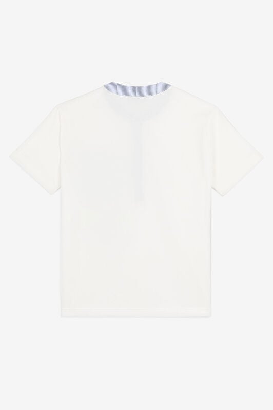JU Logo-Embroidered Top JU Logo-Embroidered Top White OJT678-ISA2J
