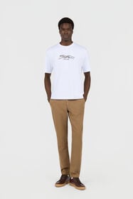 RC Corduroy Trousers Camel Straight-Leg MILITARY GREEN TOT20E-VL004