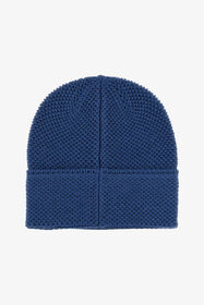 RC Navy Knit Beanie Hat with Gold Emblem Dark blue TALR16-IR033