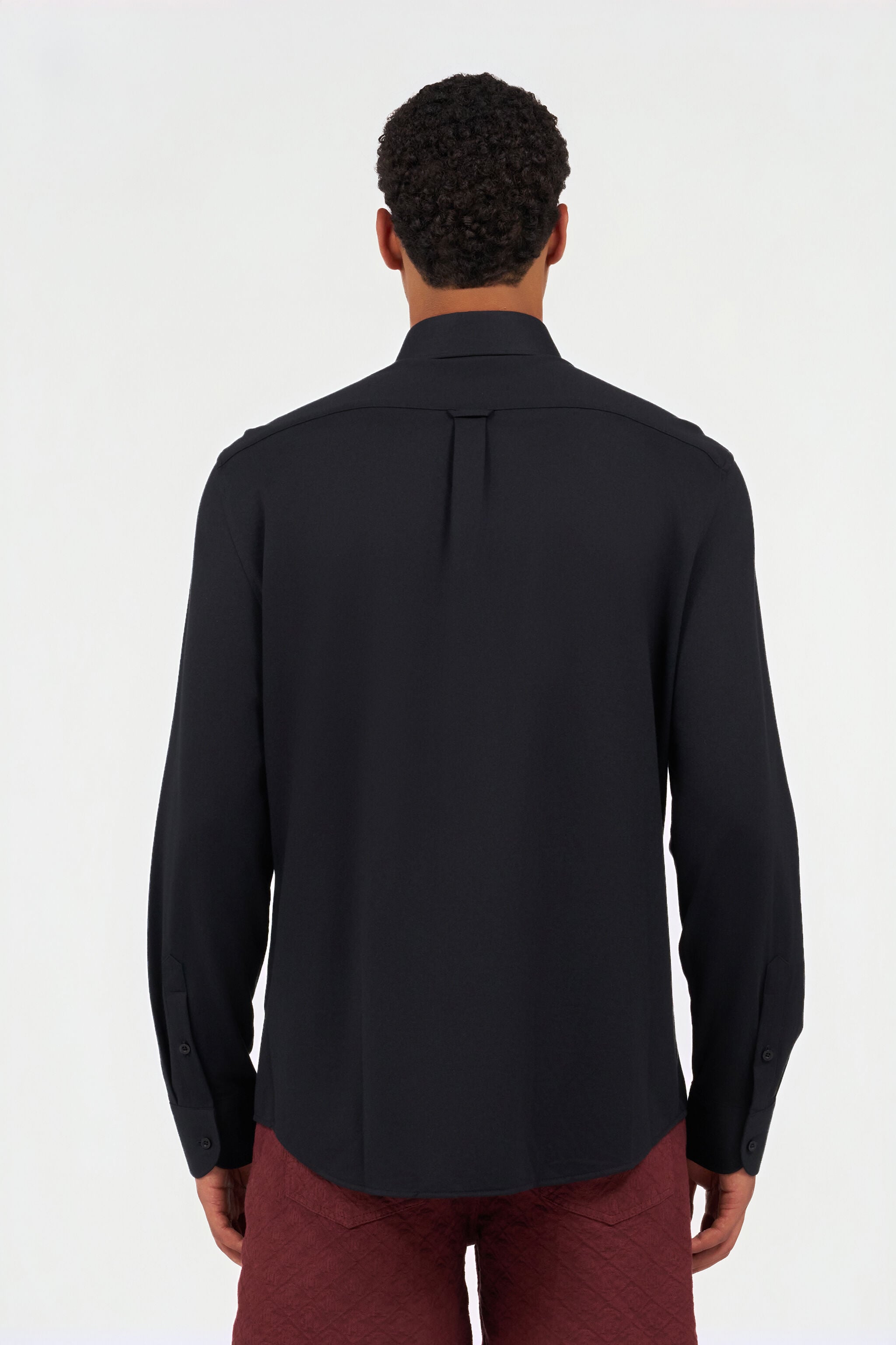 RC Black Shirt With Monogram RC RC Black Shirt With Monogram RC BLACK QOT70H-CE007