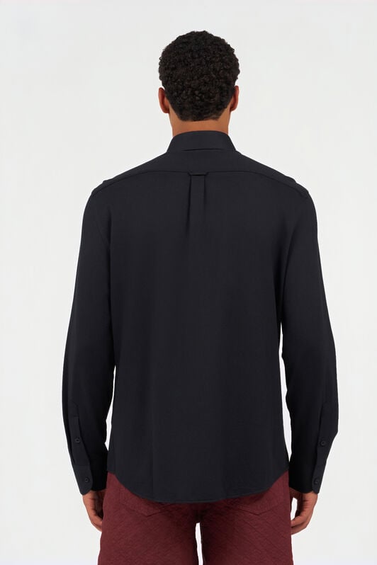 RC Black Shirt With Monogram RC RC Black Shirt With Monogram RC BLACK QOT70H-CE007