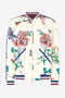 RC Bomber Avec Dragon, Fleurs Et Papillons RC Bomber Avec Dragon, Fleurs Et Papillons IVORY MULTICOLOR VRT465-FY104