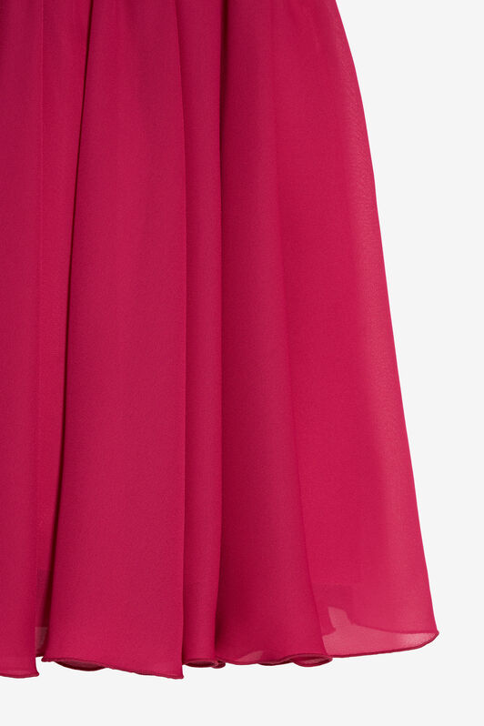 JU Fuchsia Dress with Leopard Bel JU Fuchsia Dress with Leopard Bel FUXIA BOUGANVILLE VJT10O-GG002
