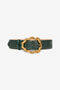 RC Green Belt With Cobra Print And Snake Buckle VERDE VWC001-PZ119