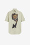 RC Felix-Print Cotton Shirt Light green ORT750-CH087