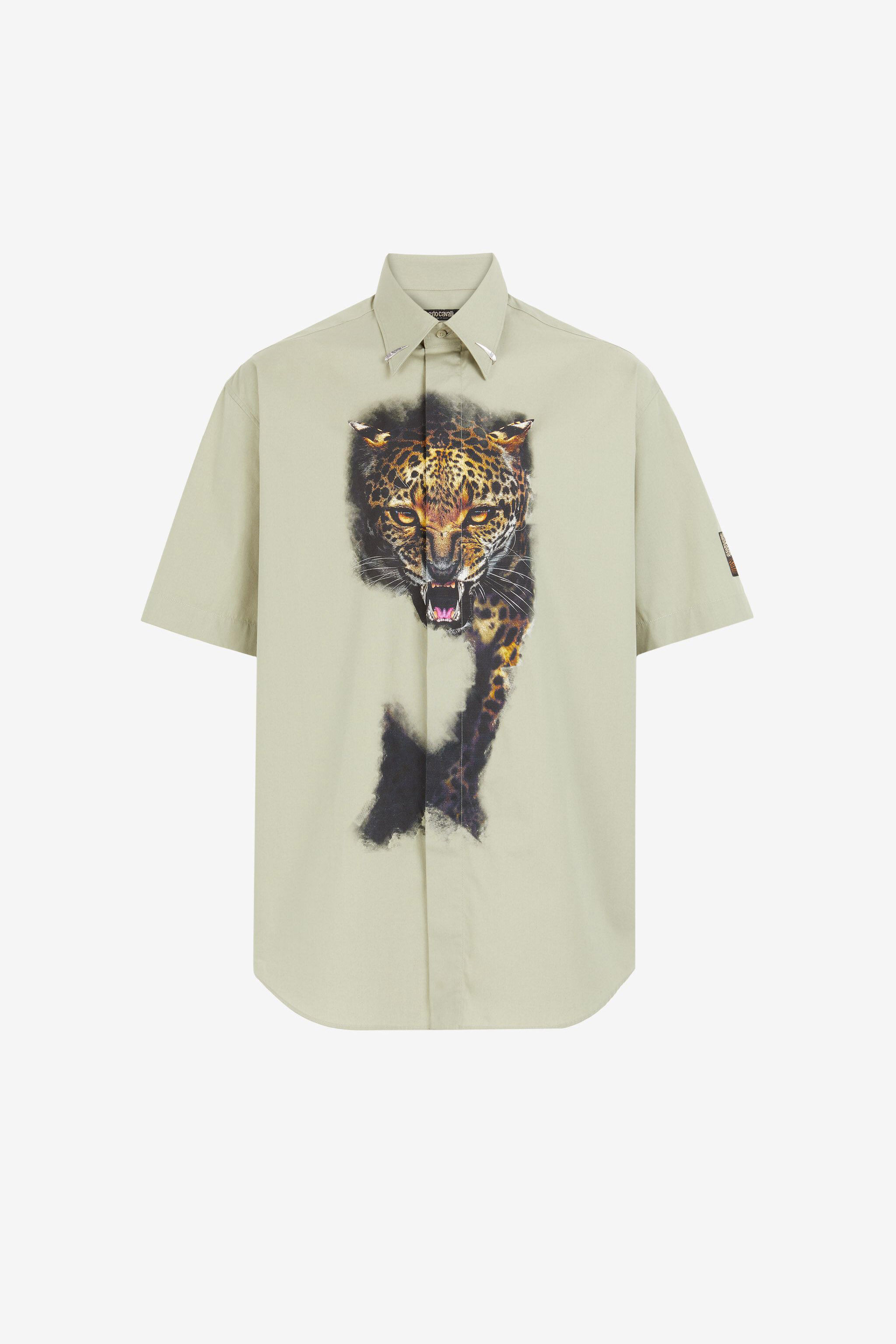 RC Felix-Print Cotton Shirt RC Felix-Print Cotton Shirt Light green ORT750-CH087