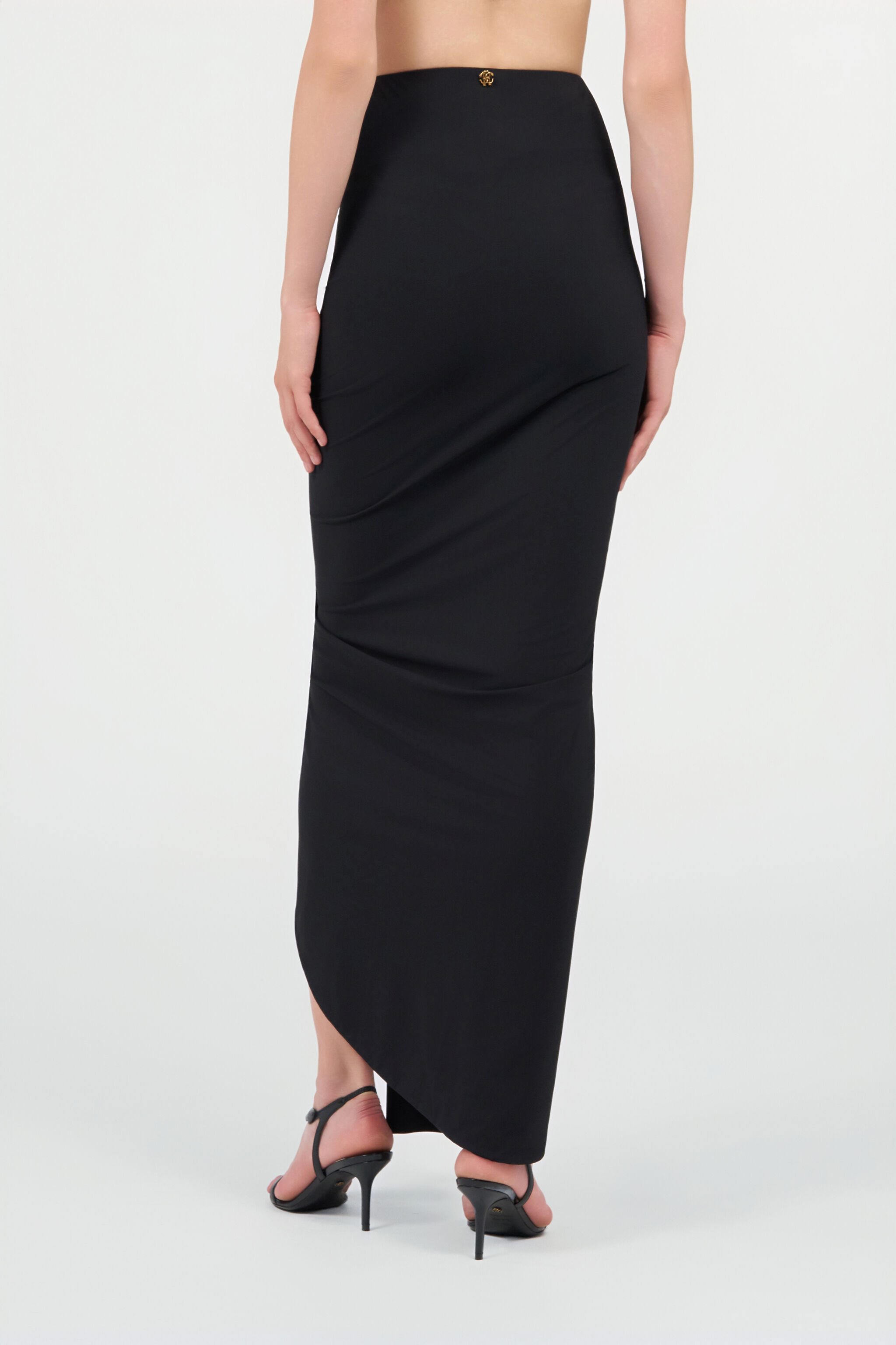 RC Falda larga drapeada RC Falda larga drapeada BLACK WKW008-LL030