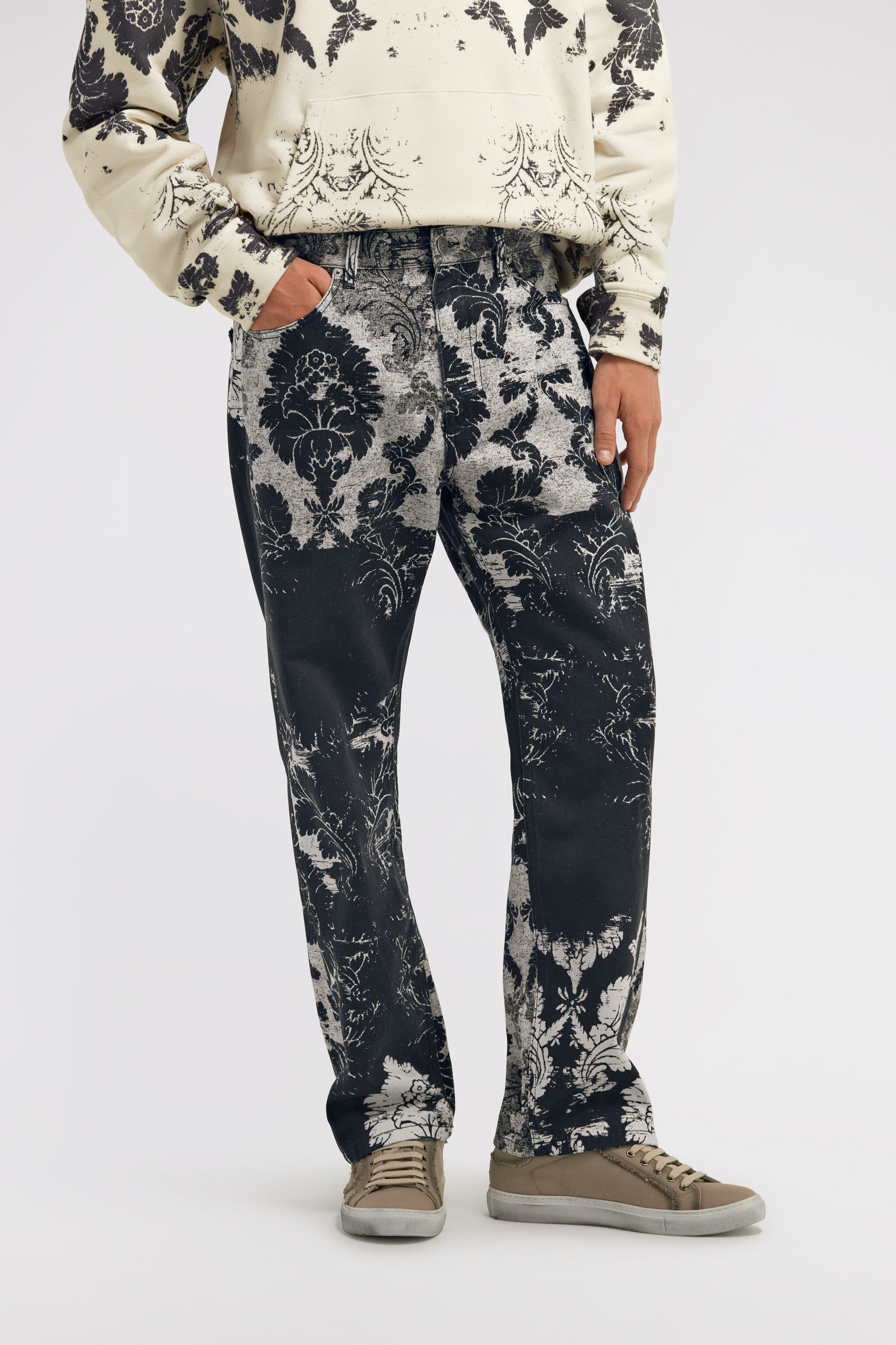 RC Jeans Stampa Broccato RC Jeans Stampa Broccato Nero TRJ217-4NN14