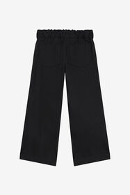 JU Schwarze Wide-Leg-Hose BLACK/P.G. XJT22K-GA108