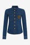 RC Denim Shirt With Monogram RC RC Denim Shirt With Monogram RC DARK BLUE QOJ70K-DLO09