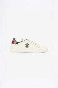 RC Sneakers Low Top In Pelle Avorio BIANCO/ST:DRAGONE SRS009-PZB15