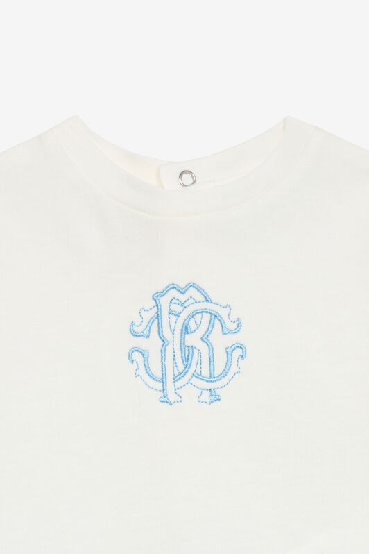 JU Branded T-Shirt And Shorts Set JU Branded T-Shirt And Shorts Set Light blue UJT824-JD001