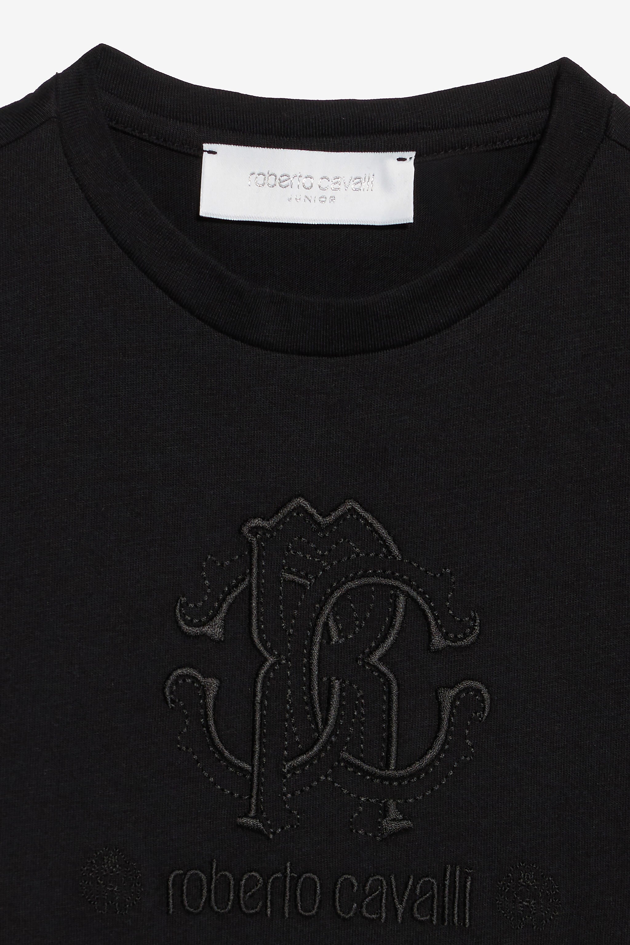 JU T-Shirt Con Monogram RC E Logo Nero UJT60M-JD001