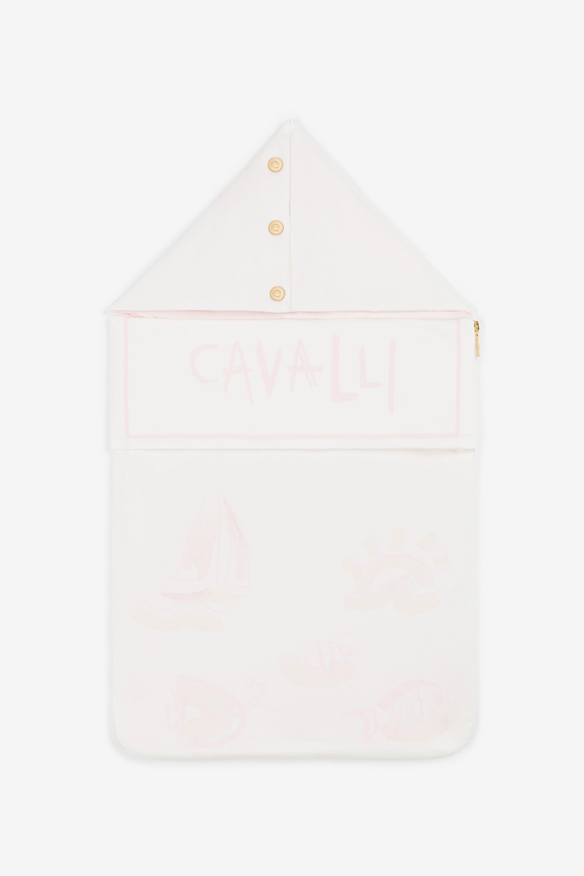 JU Seascape-Print Logo Baby Nest JU Seascape-Print Logo Baby Nest MILKY /POUDRE OJT838-ISA2J