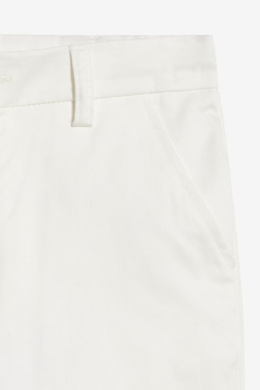 JU Cotton Shorts With RC Monogram JU Cotton Shorts With RC Monogram White UJT205-RN012