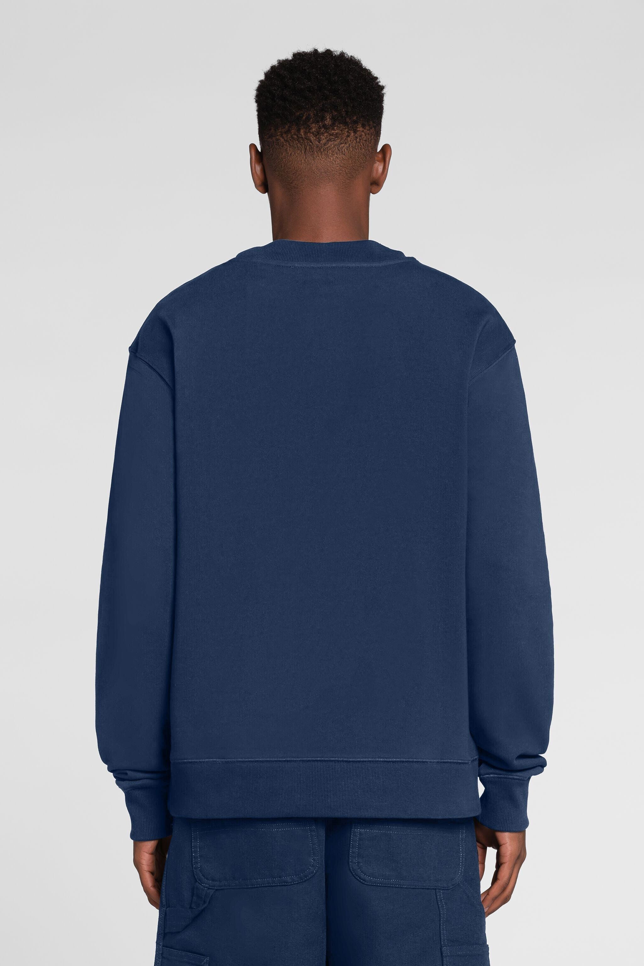 RC Panther-print cotton sweatshirt Dark blue QRT68A-CF050
