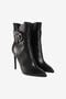 RC Mirror Snake leather boots RC Mirror Snake leather boots Black/Silver RKS015-PZV10