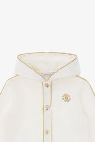 JU Sweat-shirt à logo RC Blanc TJT680-CF050
