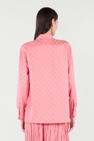 RC Shirt-Blend Shirt With Mirror Snake Monogram Print Pink VKT704-RK010
