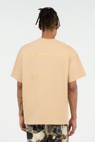 JC Beige Graphic Print T-shirt BEIGE VFT033-VF077