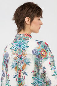 JC Chemise à Imprimé Tropical Garden TURCHESE CHIRO WFT257-WF655