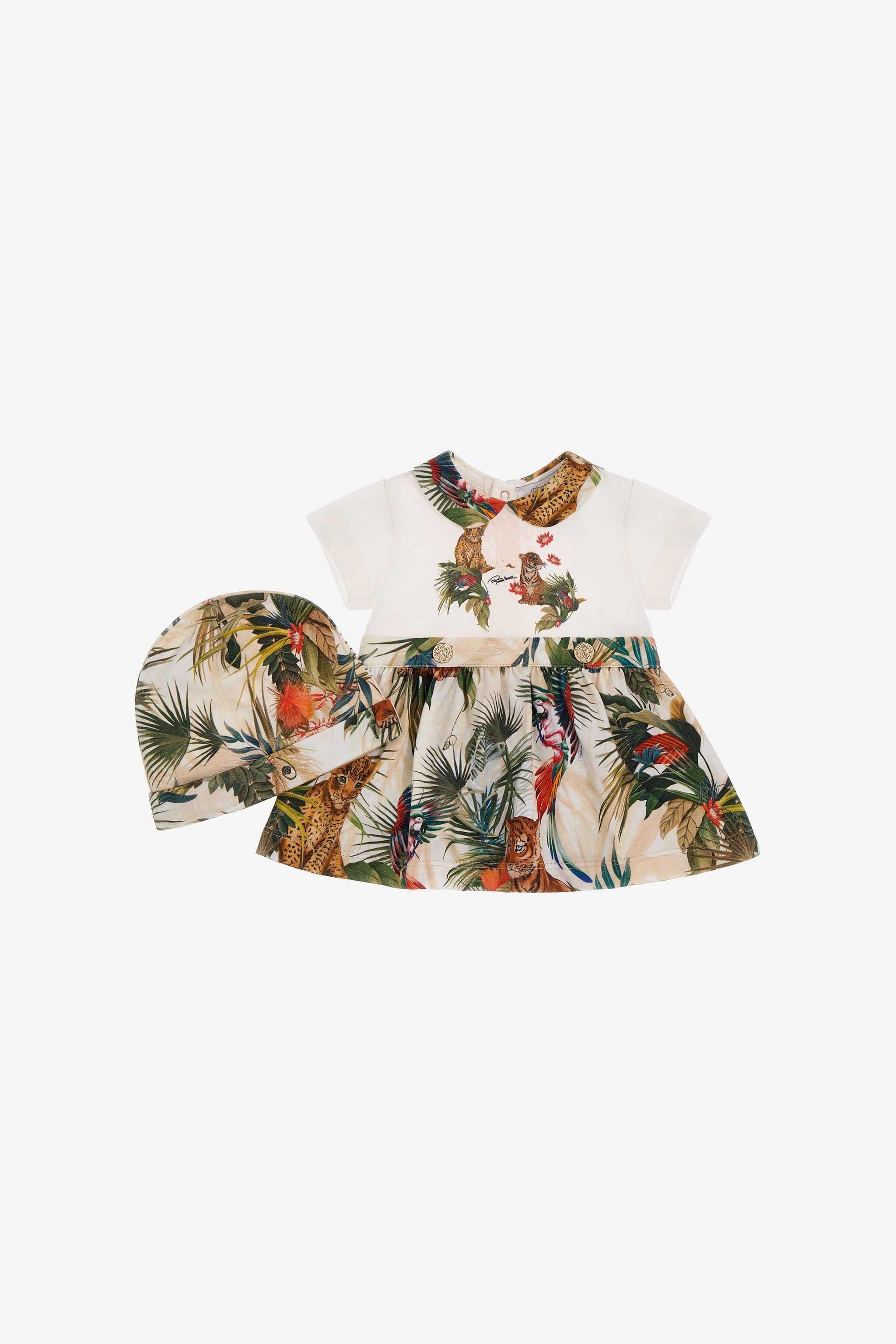 JU Kleid mit Dschungel-Print JU Kleid mit Dschungel-Print Grün SJT131-JFI95