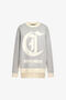 JC Just Cavalli crew neck sweater JC Just Cavalli crew neck sweater Gray TFM015-TF140