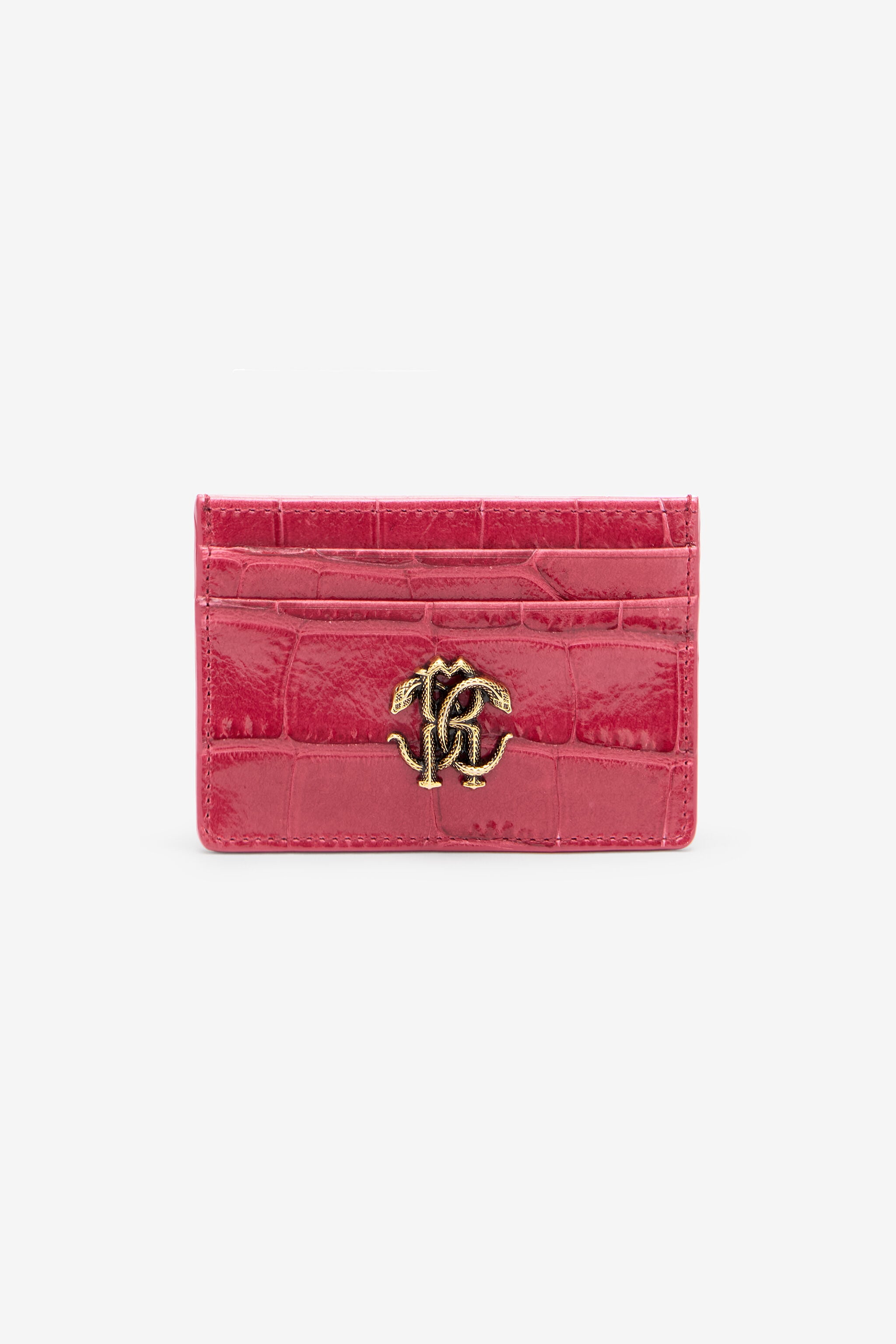 RC Crocodile Effect Card Holder ROSA ANTICO 112309 SKA004-PZ975