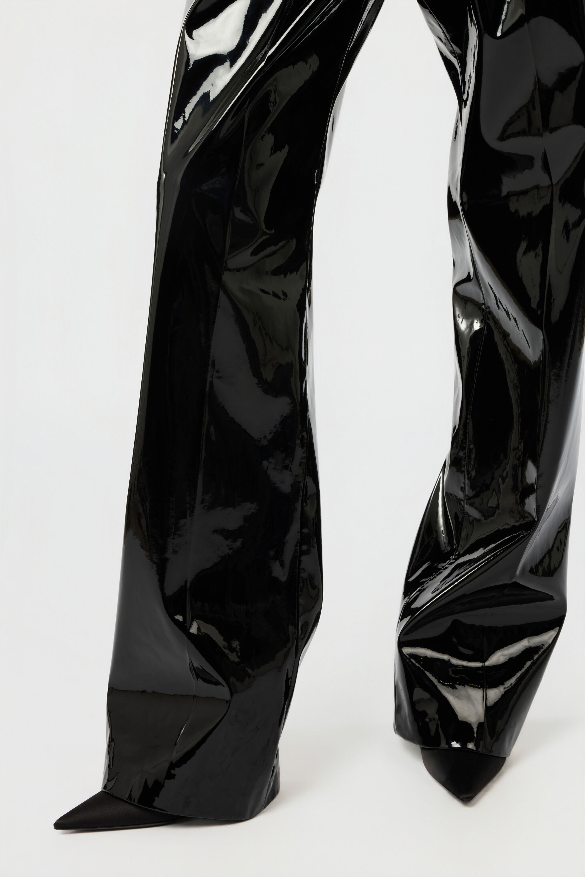 RC Schwarze Vinylhose RC Schwarze Vinylhose BLACK XWT200-TO006