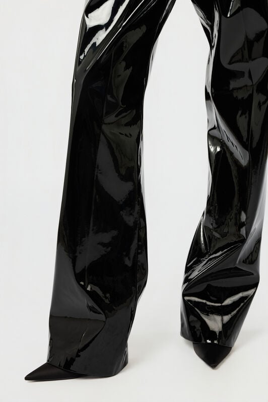 RC Schwarze Vinylhose RC Schwarze Vinylhose BLACK XWT200-TO006