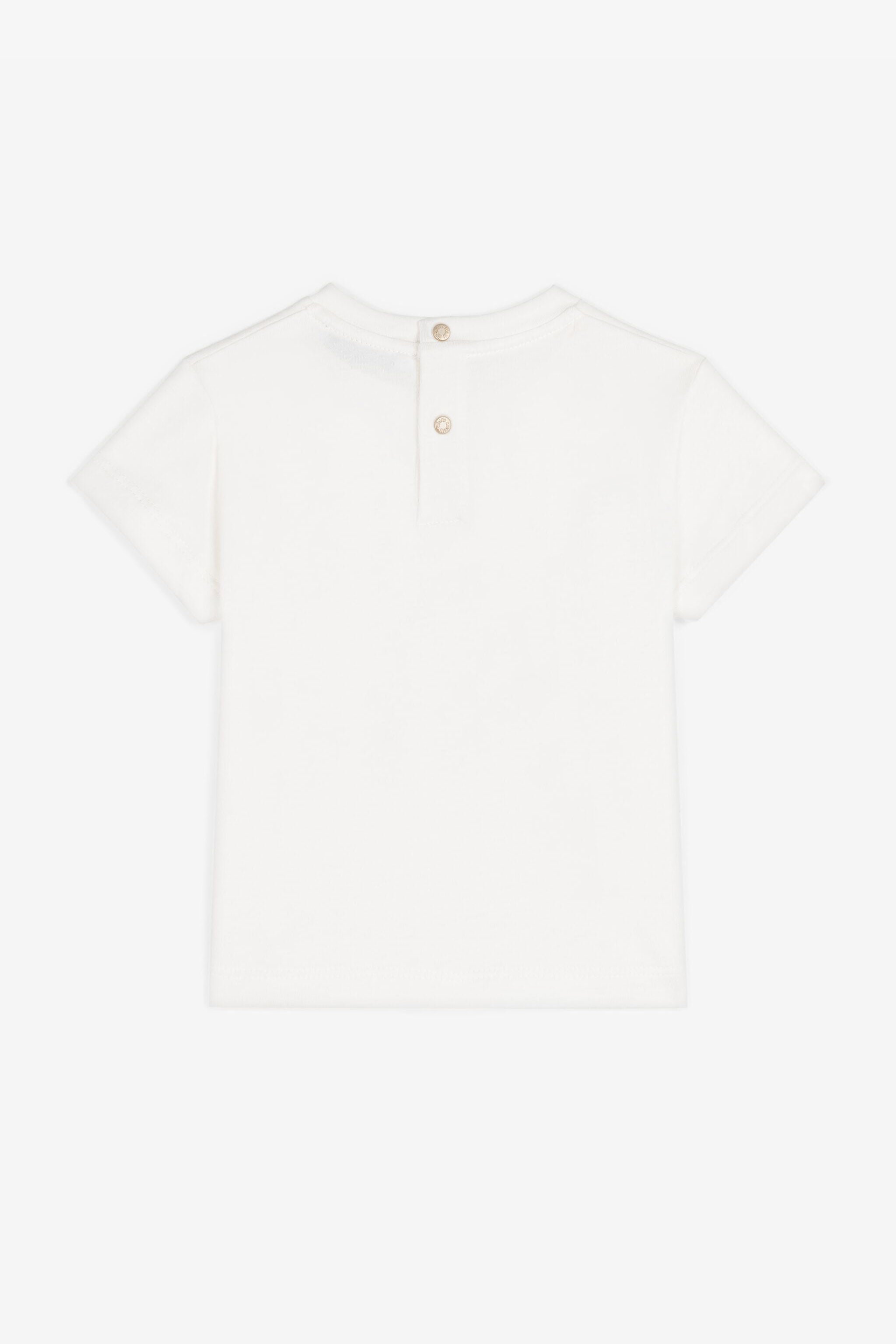 JU Floral-Embroidered Cotton T-Shirt JU Floral-Embroidered Cotton T-Shirt Weiß RJT602-JD001