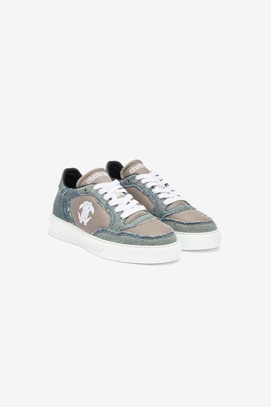 RC Denim And Mesh Sneakers RC Denim And Mesh Sneakers Gray URS076-DL001