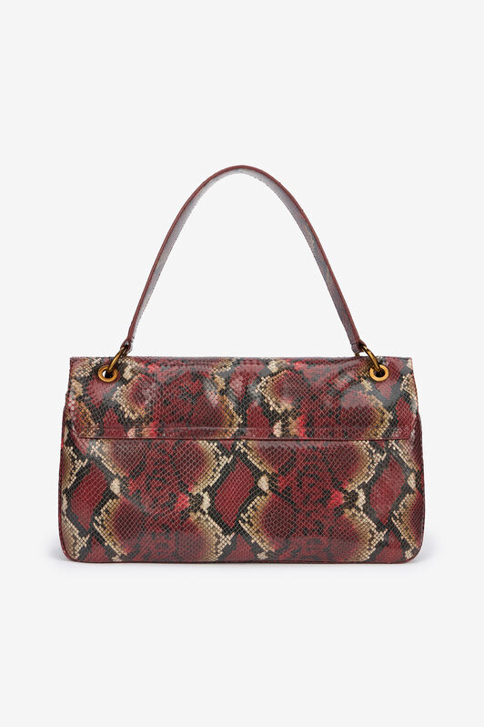 RC Borsa Bordeaux Con Stampa Python BORDEAUX VWB002-PZ666