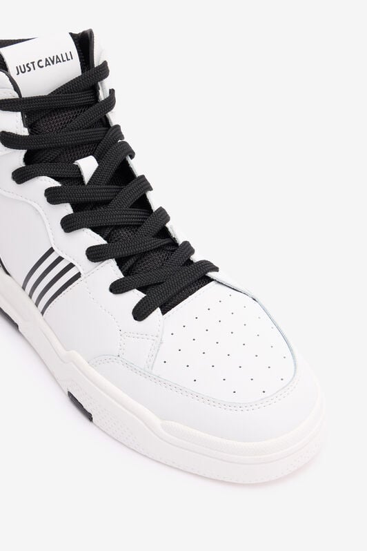 JC High-Top Sneakers With Logo JC High-Top Sneakers With Logo White SFS058-SF304