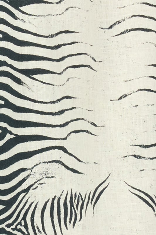 RC Bermuda In Lino Con Stampa Mini Zebra RC Bermuda In Lino Con Stampa Mini Zebra Nero/Bianco URT271-3HN49