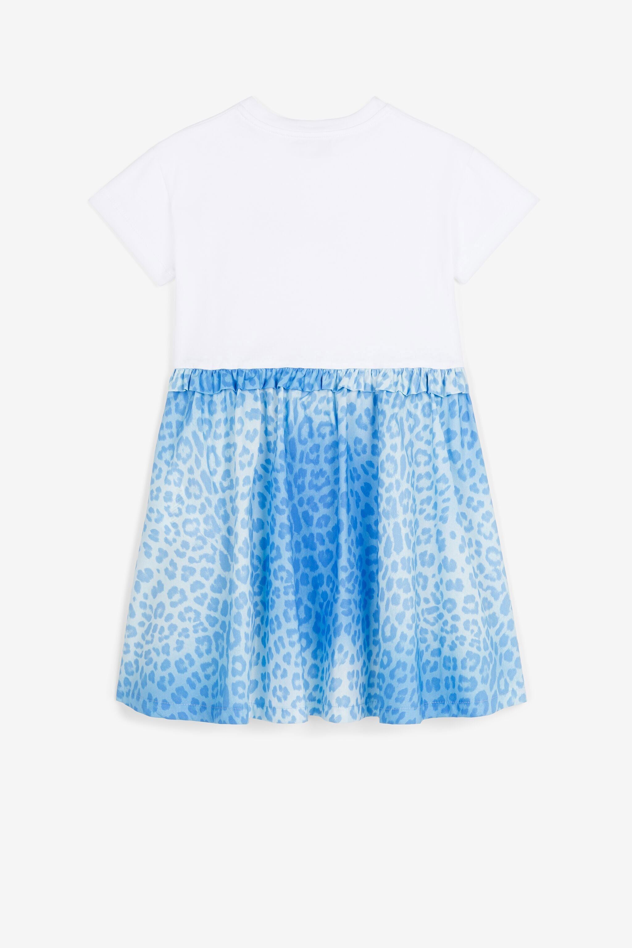 JU Abito modello T-shirt con stampa JU Abito modello T-shirt con stampa Azzurro QJT146-JV025