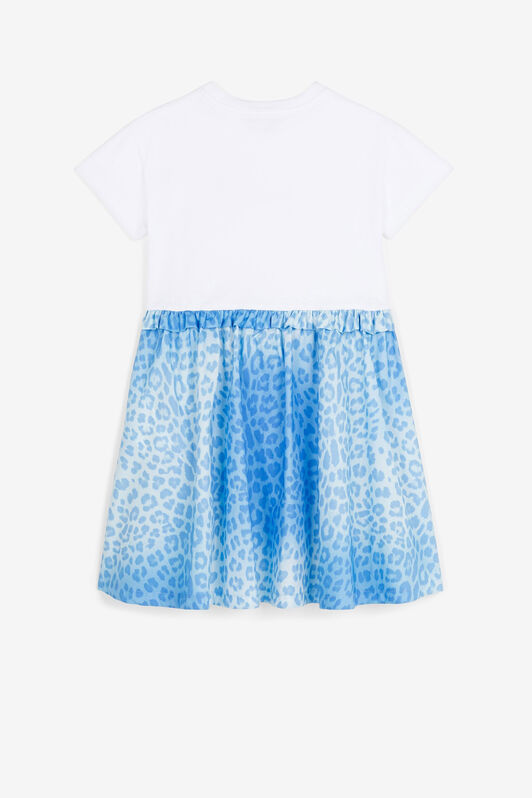 JU Abito modello T-shirt con stampa JU Abito modello T-shirt con stampa Azzurro QJT146-JV025