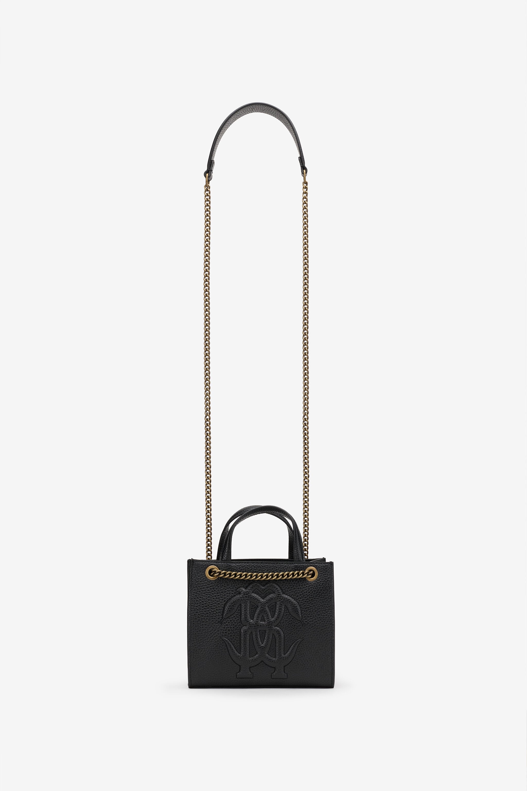 RC Black Mini Shoulder Bag with Monogram RC RC Black Mini Shoulder Bag with Monogram RC BLACK ROB00G-PZ098