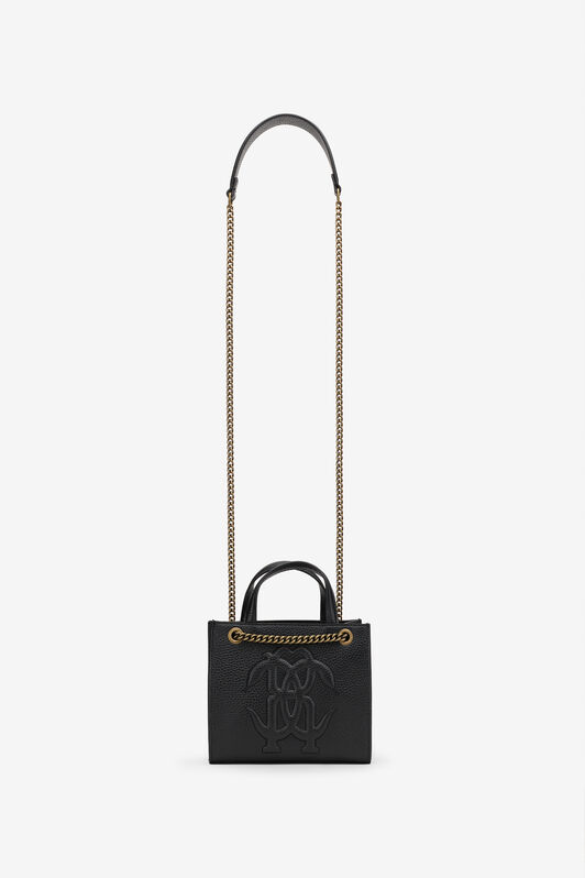 RC Black Mini Shoulder Bag with Monogram RC RC Black Mini Shoulder Bag with Monogram RC BLACK ROB00G-PZ098