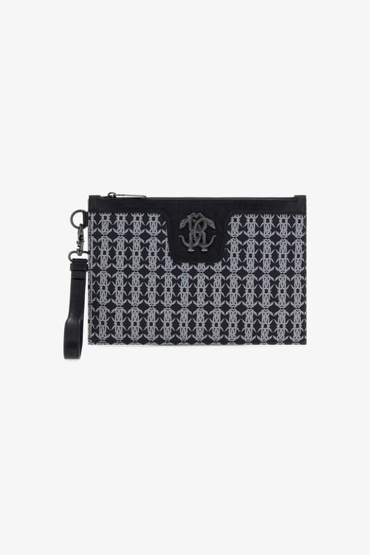 RC RC Monogram Pochette RC RC Monogram Pochette Schwarz/Weiß SRB004-FT169