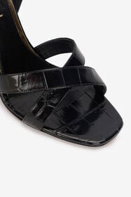 RC Sandals With Straps And Thick Heel Black VKS026-PZ579