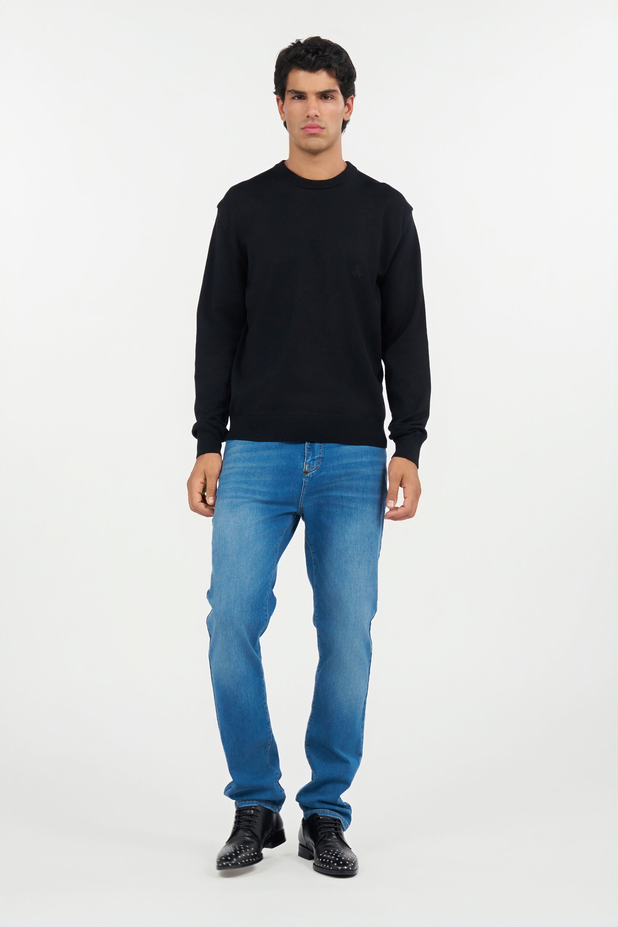 RC Cotton sweater RC Cotton sweater Black UMM608-WH003
