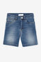 JU Animalier Patchwork-Print Appliqué Denim Shorts JU Animalier Patchwork-Print Appliqué Denim Shorts MEDIUM BLUE OJJ216-DS015