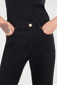 RC Jeans With Mirror Snake Monogram Black VKJ221-DE001
